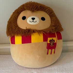 Lion Plush with Gryffindor Scarf